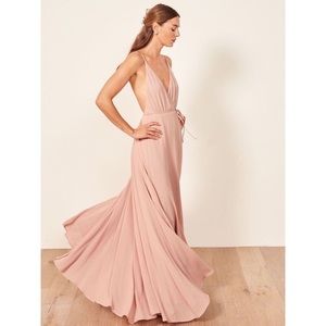 Reformation Callalily Dress in Blush
